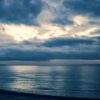 Ocean at dusk