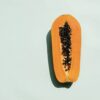 papaya fruit slice